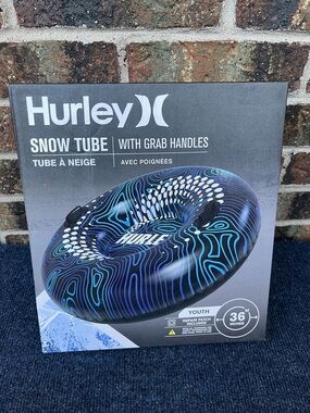 Hurley Snow Tube, Water Tube, Float Tube 36 Inch Handles Inflatable New
